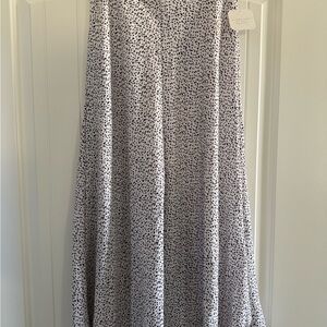 Altar'd State Black and White Midi Skirt